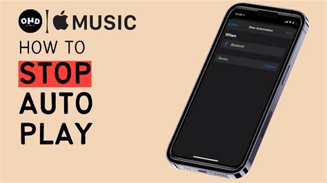 how to get apple music to stop playing automatically